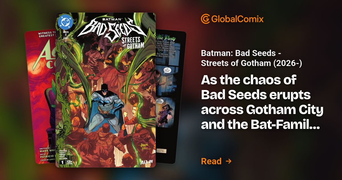 Batman: Bad Seeds - Streets of Gotham (2026-) Comics | DC | Read Comics ...