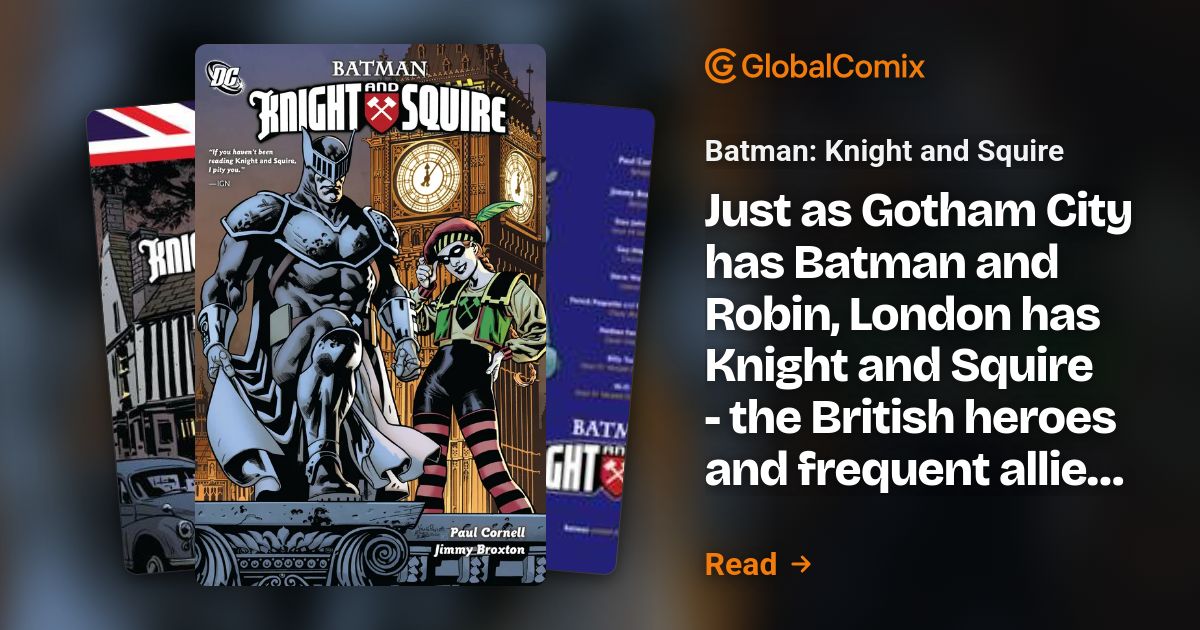 Batman: Knight and Squire Comics | DC | Read Comics & Manga Online Free ...